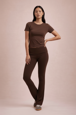 Women's Chocolate Brown Co-ord Set 4