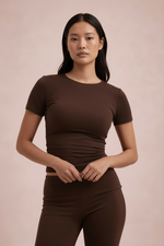 Women's Chocolate Brown Co-ord Set 3