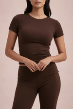 Women's Chocolate Brown Co-ord Set 2