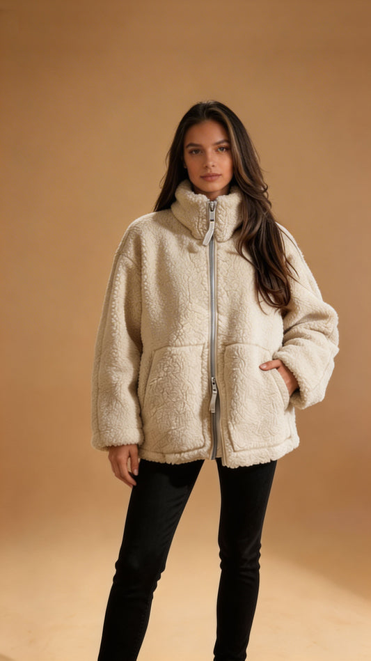 KAJA – Cozy Teddy Jacket