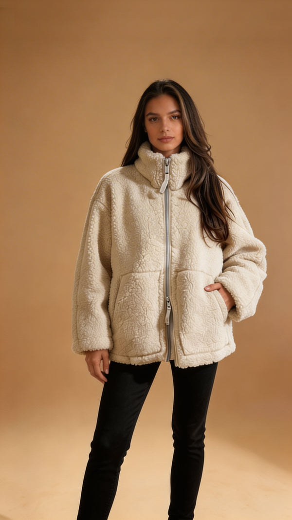 KAJA – Cozy Teddy Jacket