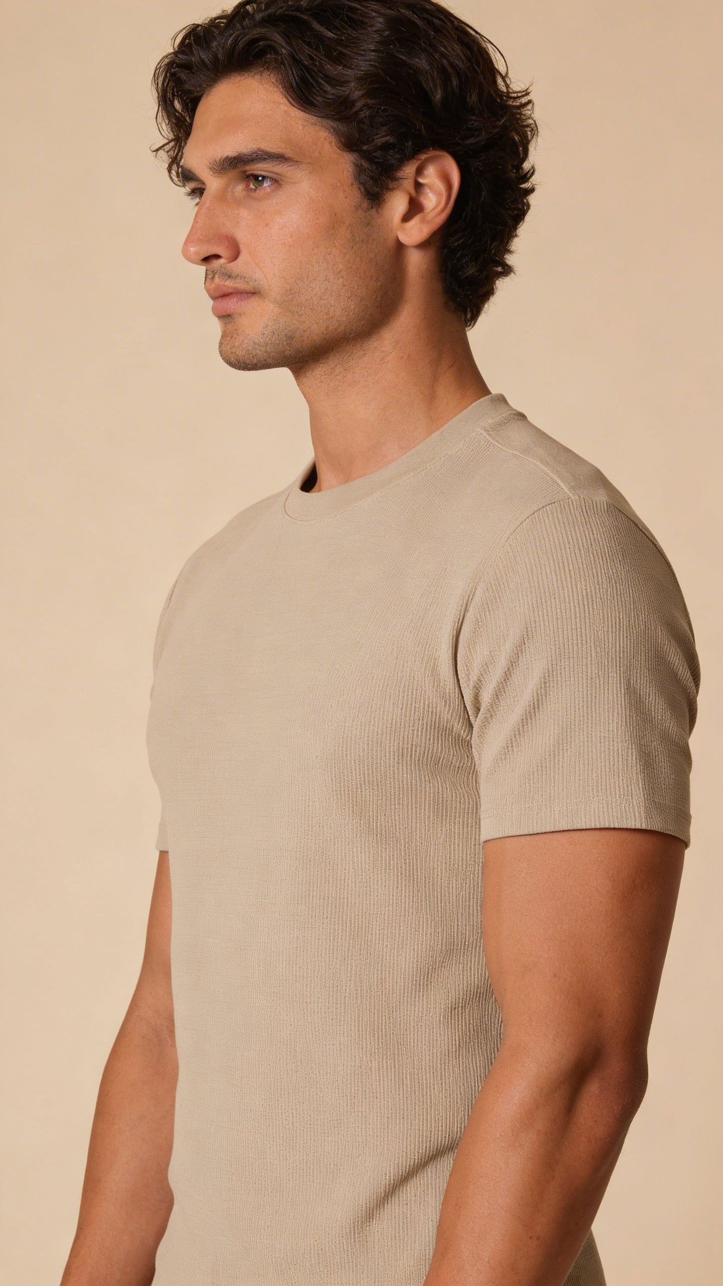 Men's Khaki T-Shirt