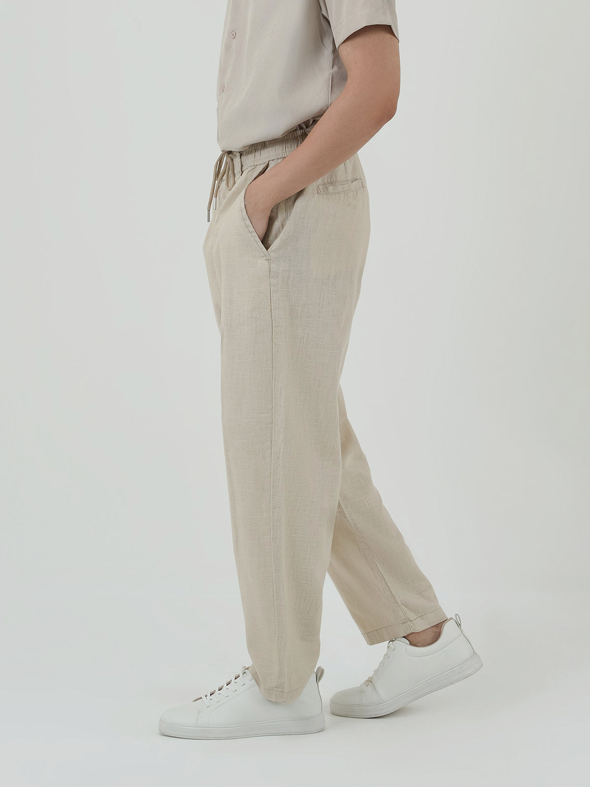 Men's Beige Trousers — Feofan