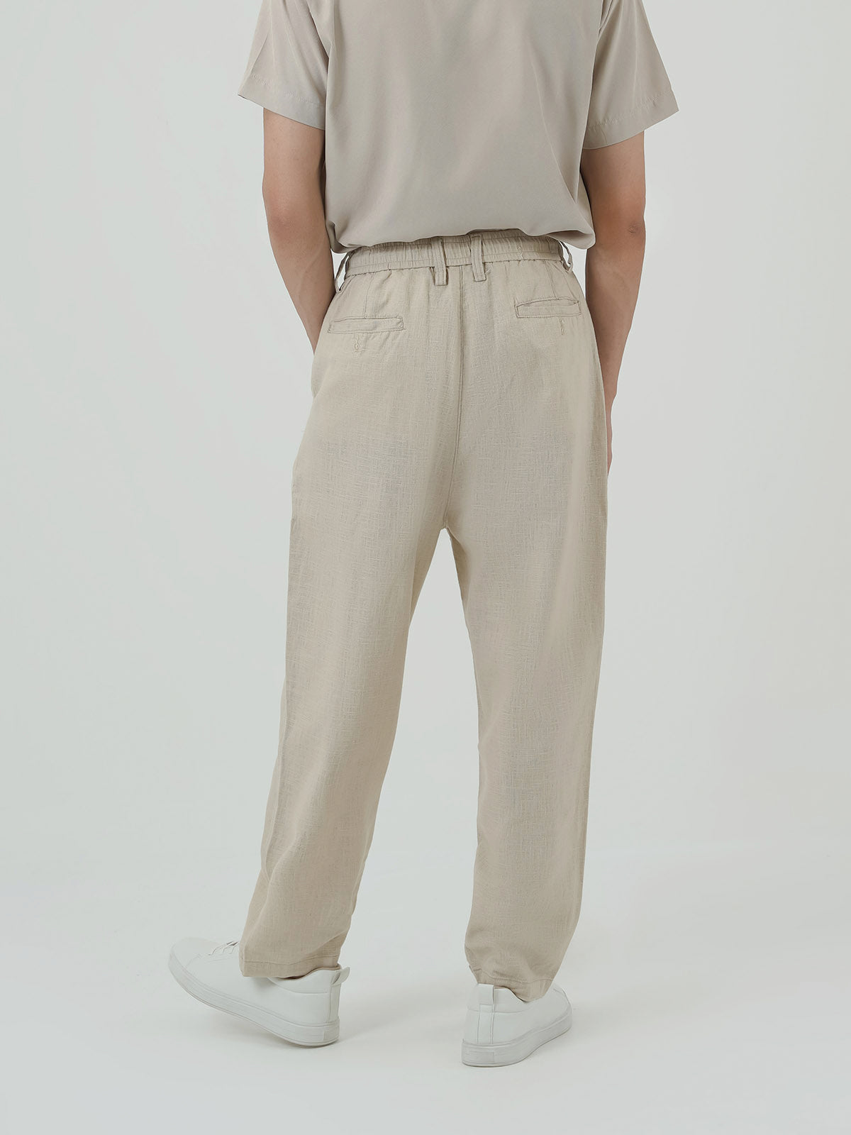 Men's Beige Trousers — Feofan