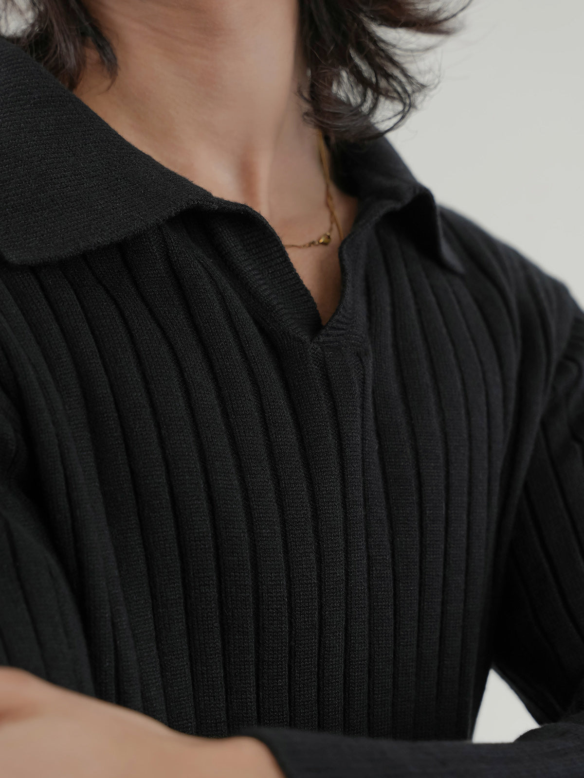 Men's Black Sweater — Ansley