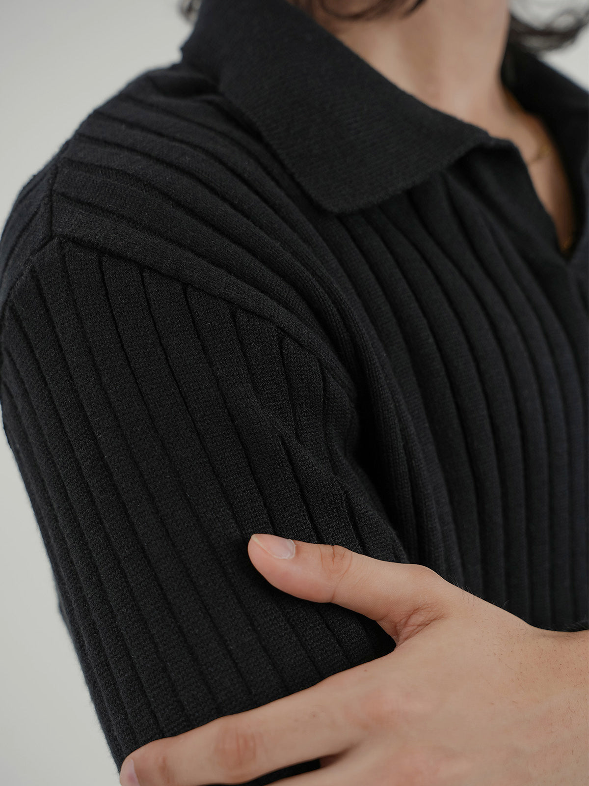 Men's Black Sweater — Ansley