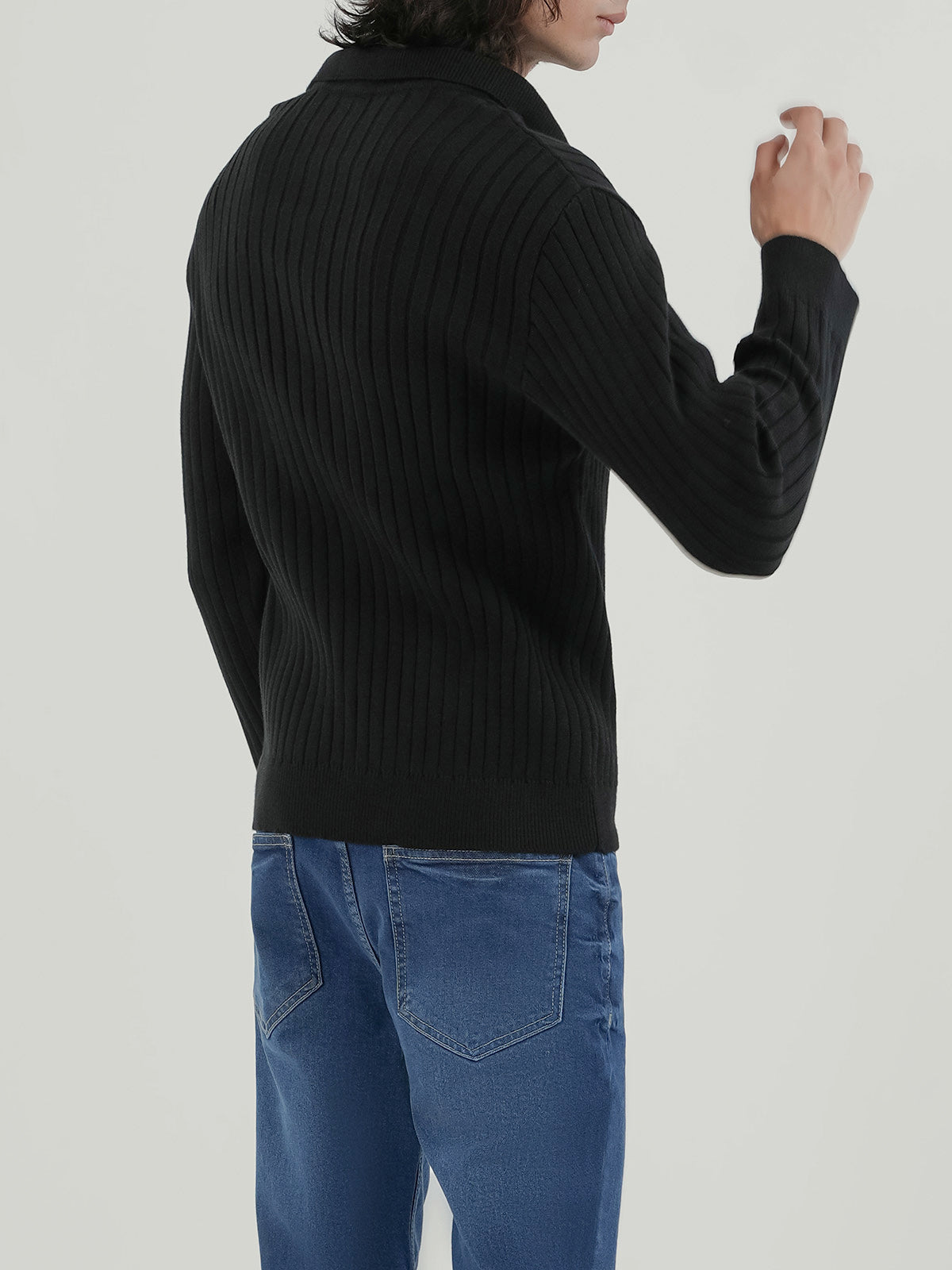 Men's Black Sweater — Ansley