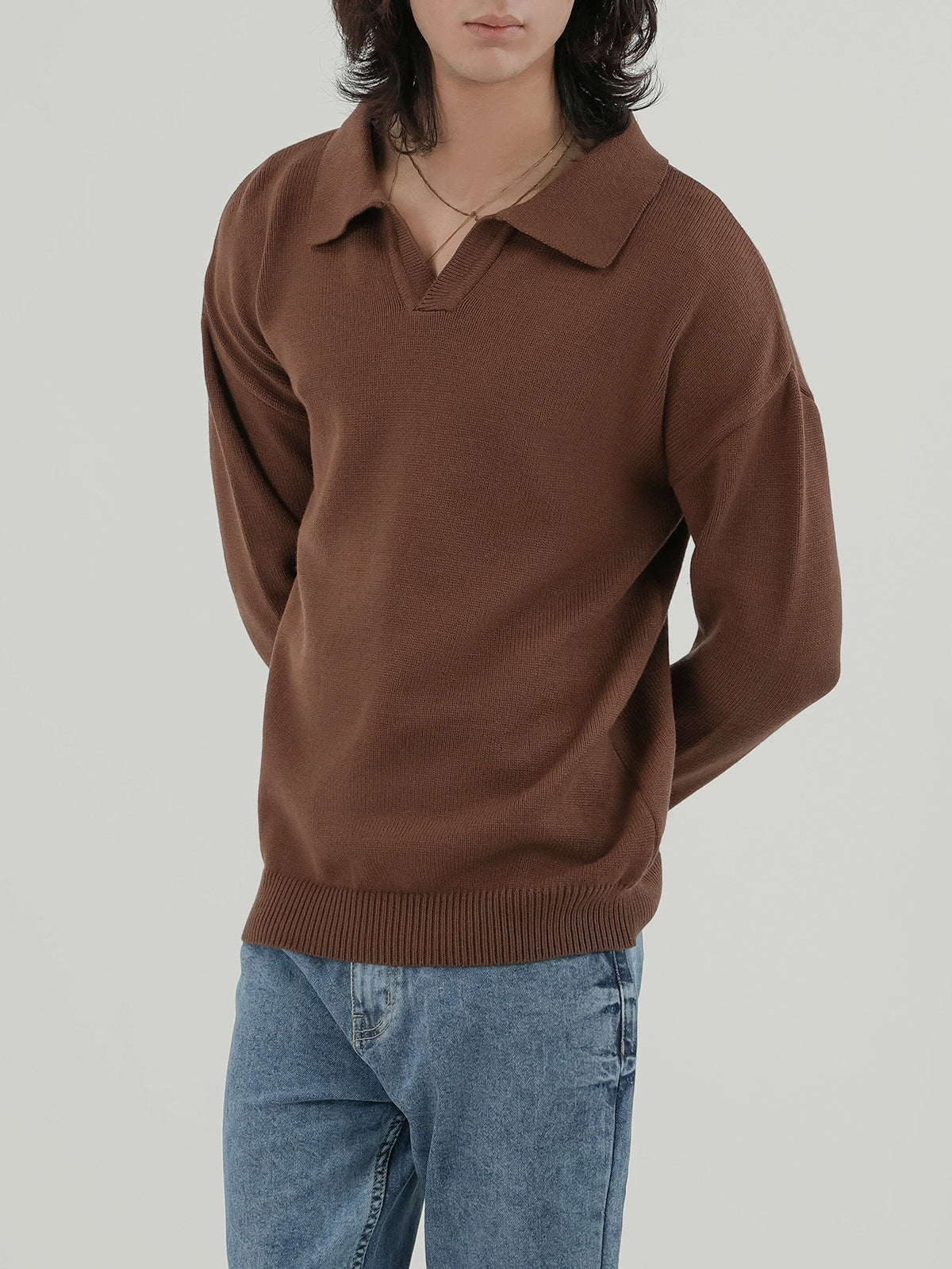 Men's Beige Sweater — Alfred
