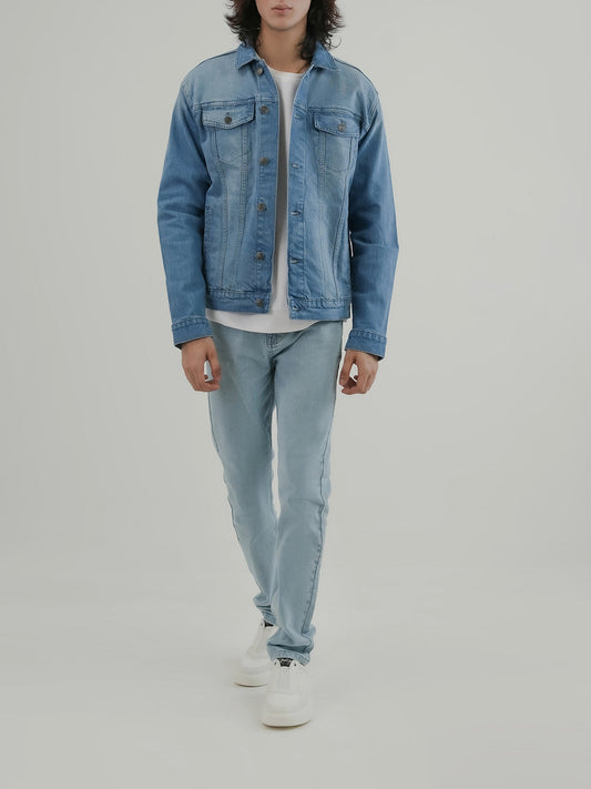 Men's Light Blue Denim Jacket — Bloem