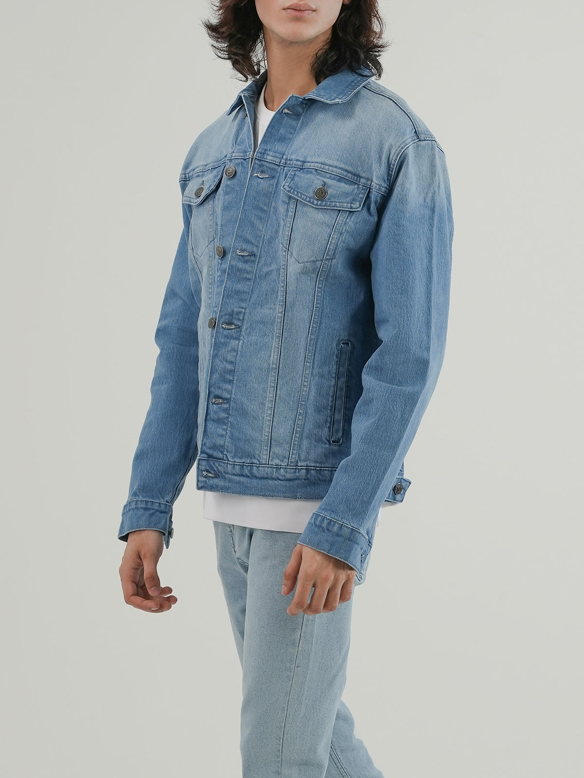 Men's Light Blue Denim Jacket — Bloem