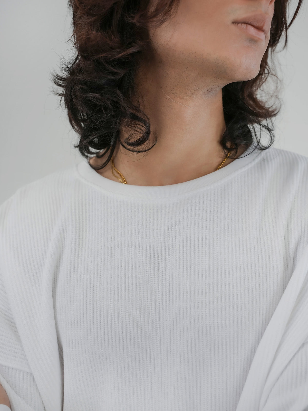 Men's White Sweatshirt — Crosby