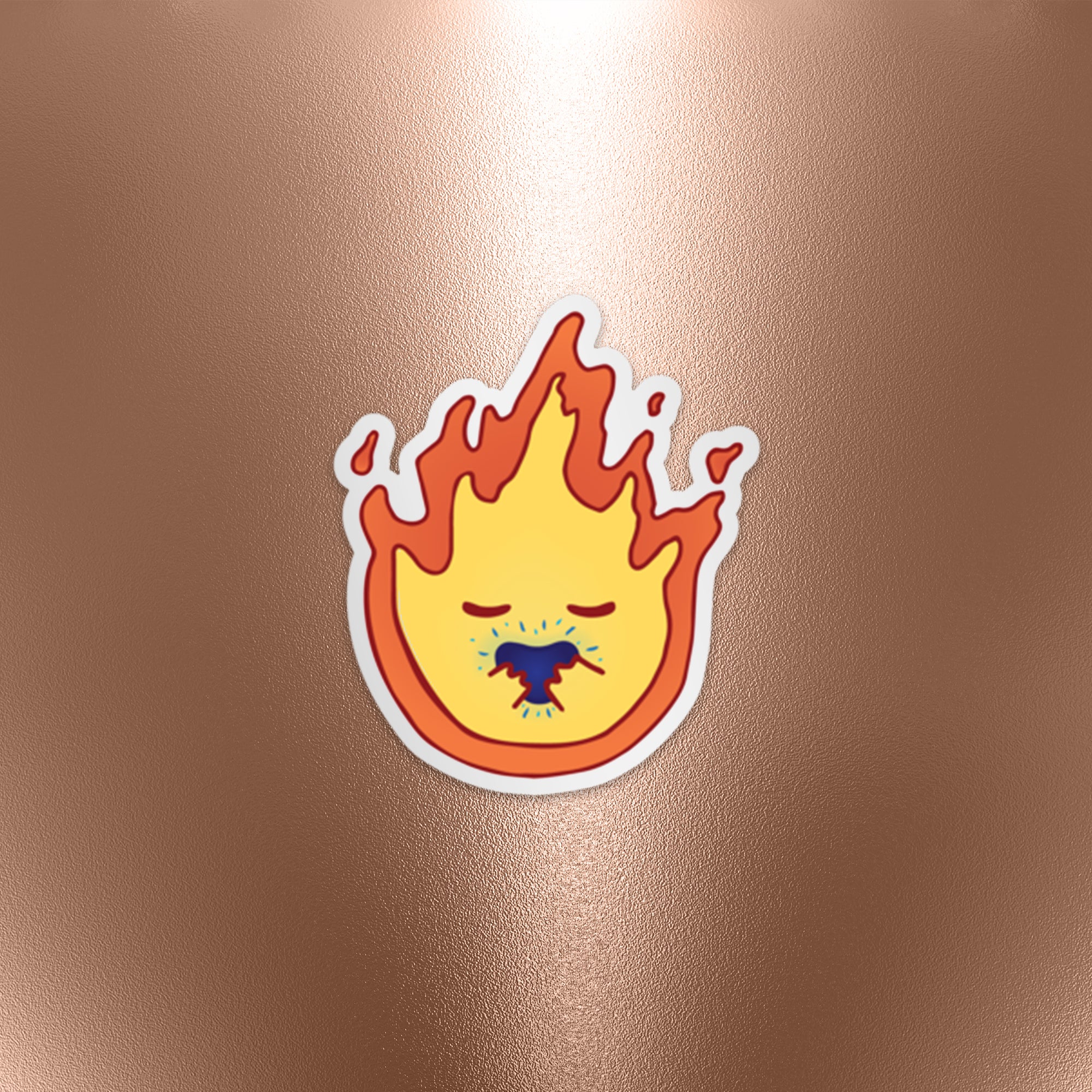 Studio Ghibli calcifer magnet