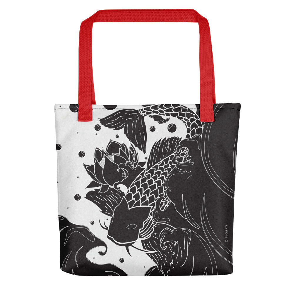 koi bag red strap